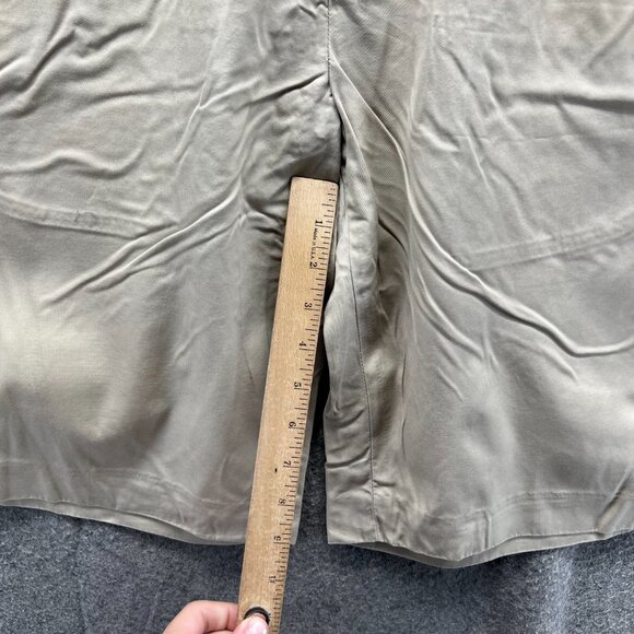Vintage Polo Ralph Lauren Shorts Mens 34 Beige Chino Flat Front Tan Khaki Cotton - Picture 5 of 12